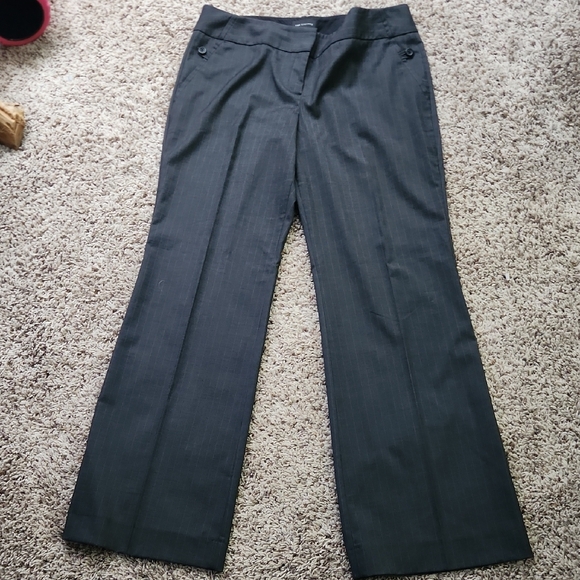 The Limited Gray Pinstripe Women's Pantsuit - Picture 8 of 11